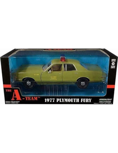 Auto a Escala Greenlight Plymouth Fury 1977 Policía 1:24