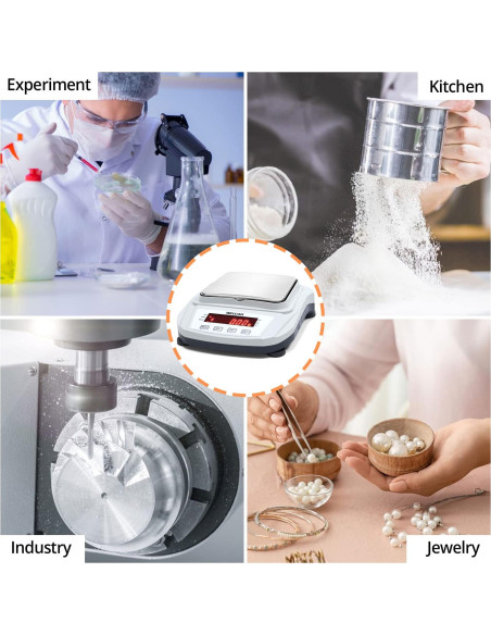 Balanza Analítica Digital WELLiSH 2000g/0.01g Alta Precisión