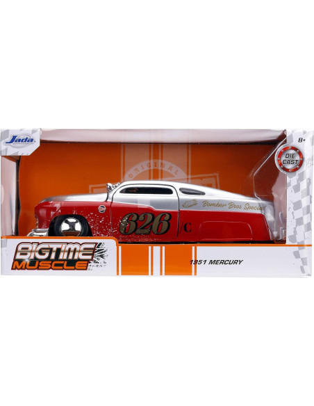 Coche de metal Jada Bigtime Muscle 1:24 Mercury Coupe 1951 Coche de metal Jada Bigtime Muscle 1:24 Mercury Coupe 1951