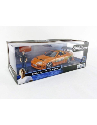 Jada 1:24 Toyota Supra 1995 con figura de Brian O'Conner