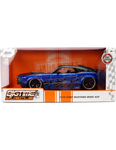 Coche de metal fundido Jada Toys 1970 Ford Mustang 1:24 Coche de metal fundido Jada Toys 1970 Ford Mustang 1:24