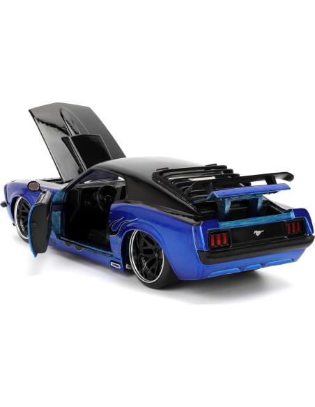 Coche de metal fundido Jada Toys 1970 Ford Mustang 1:24 Coche de metal fundido Jada Toys 1970 Ford Mustang 1:24