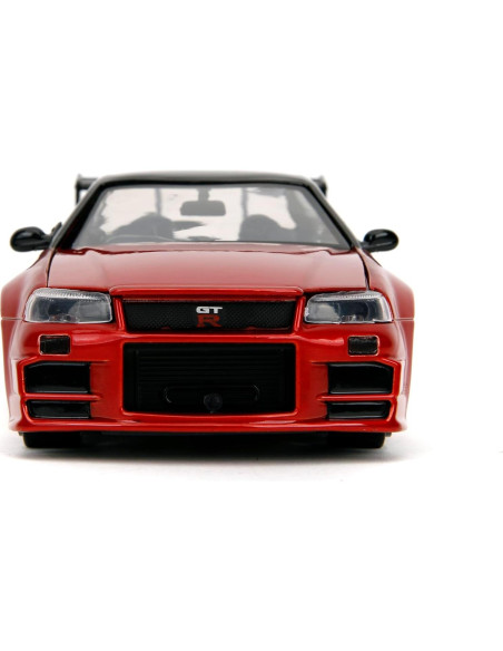Jada Godzilla 2003 Nissan Skyline GTR R34 1:24 Die-Cast Jada Godzilla 2003 Nissan Skyline GTR R34 1:24 Die-Cast