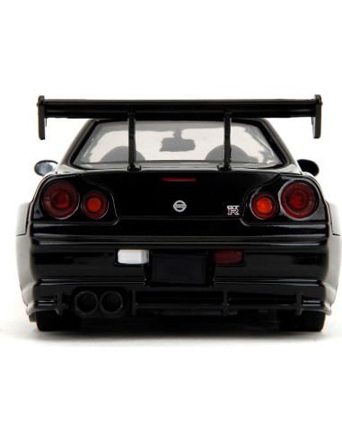 Jada Godzilla 2003 Nissan Skyline GTR R34 1:24 Die-Cast