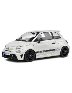 Coche Coleccionable 1:18 SOLIDO Fiat F595 Abarth Blanco 2022