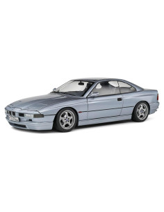 Coche de modelo 1:18 BMW 850 CSI Plata 1992 Solido