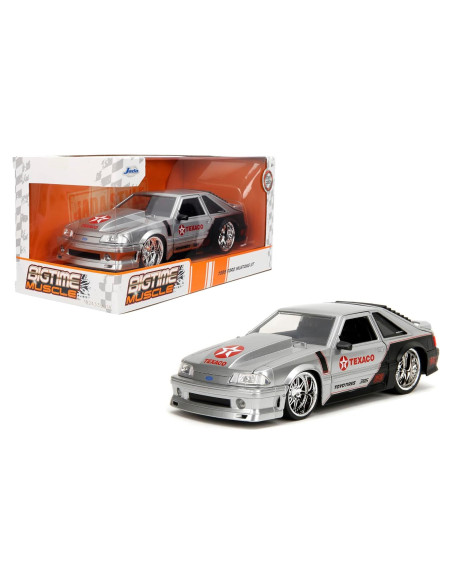 Coche Die-cast Jada Toys 1989 Ford Mustang GT 1:24 Plata Coche Die-cast Jada Toys 1989 Ford Mustang GT 1:24 Plata
