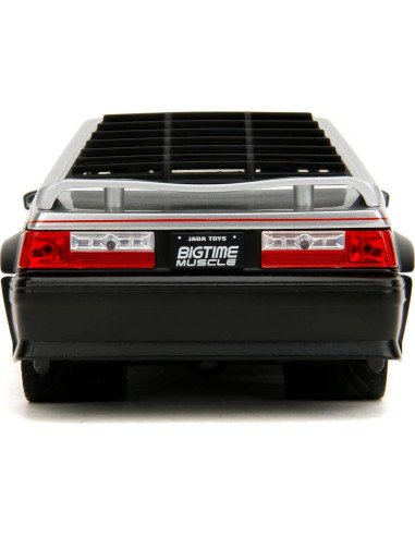 Coche Die-cast Jada Toys 1989 Ford Mustang GT 1:24 Plata