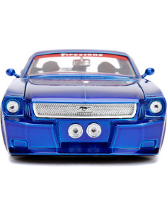 Coche Die-Cast 1:24 Ford Mustang 1965 Jada Toys Azul 2