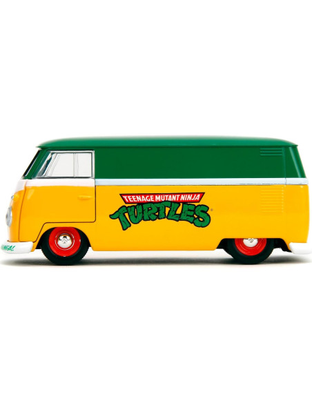 Jada Toys VW Bus TMNT 1961 - Modelo Metal 1:32 Detallado