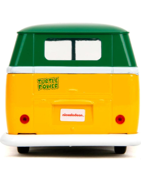 Jada Toys VW Bus TMNT 1961 - Modelo Metal 1:32 Detallado