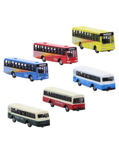 Set de 6 Autobuses de Fundición Escala N evemodel 1:160