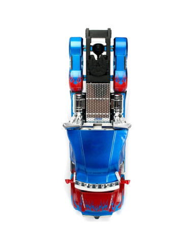 Juguete JADA Transformers Optimus Prime 1:24 Metal Azul y Rojo