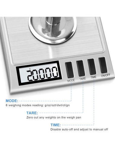 Báscula Digital Fuzion KD-50, 50g/0.001g, Joyería y Medicina