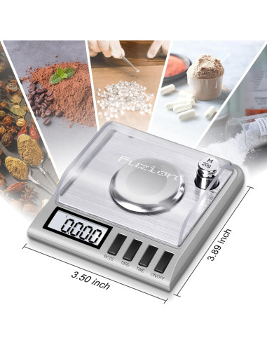 Báscula Digital Fuzion KD-50, 50g/0.001g, Joyería y Medicina