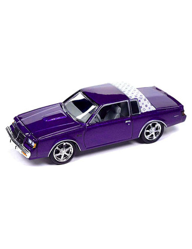 Johnny Lightning 1/64 Buick Regal T-TYPE 1987 Morado Exclusivo