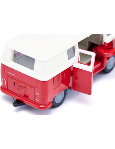 Autobús de Juguete VW T1 Siku 2361 Escala 1:50 Rojo/Blanco