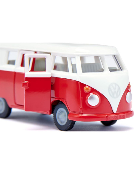 Autobús de Juguete VW T1 Siku 2361 Escala 1:50 Rojo/Blanco