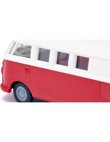 Autobús de Juguete VW T1 Siku 2361 Escala 1:50 Rojo/Blanco