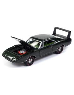 Coche Diecast 1969 Charger Daytona Johnny Lightning 1:64 Verde