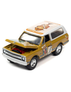 Coche Diecast Johnny Lightning 1970 Chevrolet Blazer Amarillo