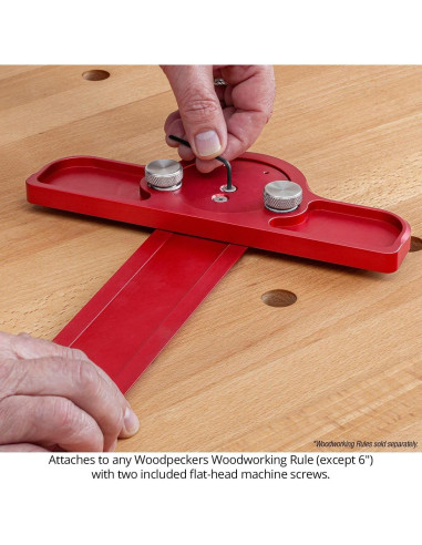 Cabezal Transportador de Carpintería Woodpeckers Métrico