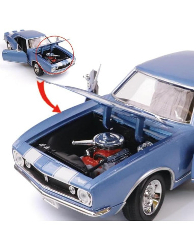 Chevrolet Camaro Z28 1967 a Escala 1:18 Diecast Azul