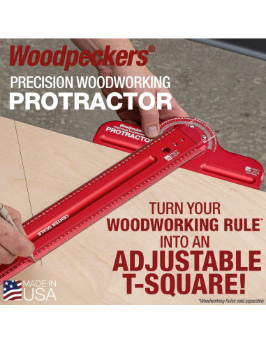 Cabezal Transportador de Carpintería Woodpeckers Métrico