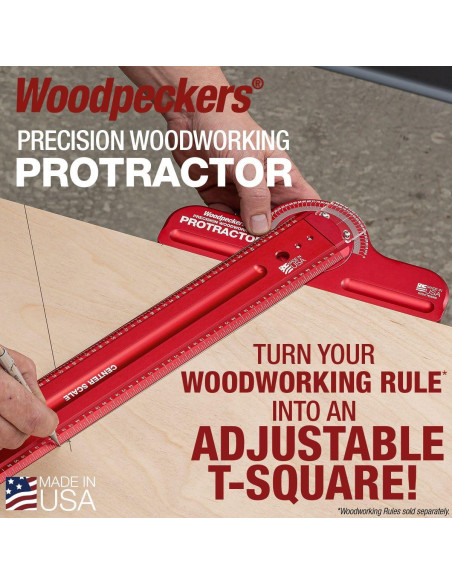 Cabezal Transportador de Carpintería Woodpeckers Métrico