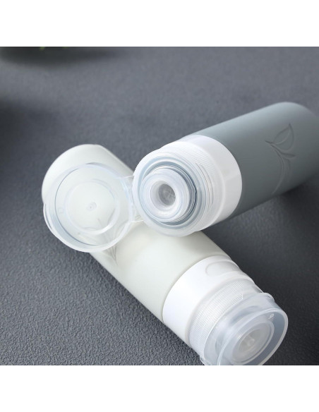 Juego de Botellas de Silicona 18 Piezas JBYAMUS A Prueba de Fugas