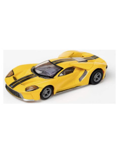 AFX Ford GT Triple Yellow - Coche Slot Racing Mega G+