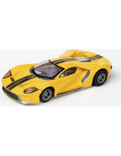 AFX Ford GT Triple Yellow - Coche Slot Racing Mega G+ 2