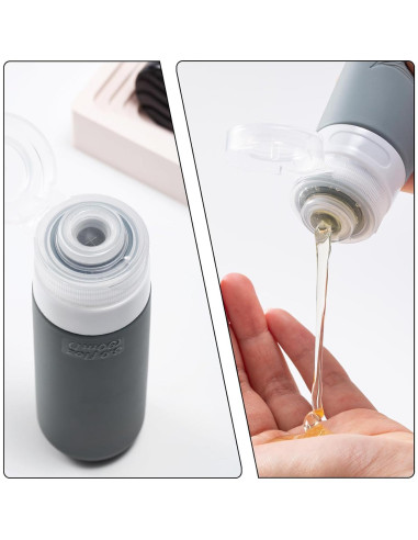 Juego de Botellas de Silicona 18 Piezas JBYAMUS A Prueba de Fugas