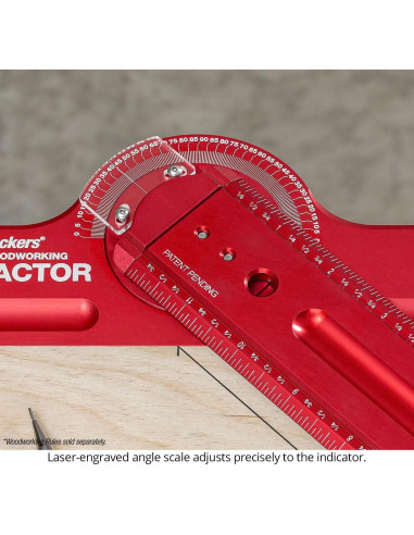 Cabezal Transportador de Carpintería Woodpeckers Métrico