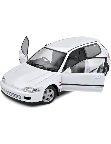 Auto a Escala 1:18 Solido Honda Civic EG6 Blanco 1991