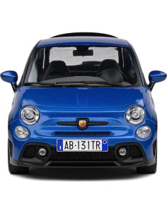 Modelo a Escala 1:18 Solido Fiat 695 Abarth Rally Azul 2022 2