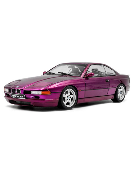 Coche de Colección OPO 10 BMW 850 E31 CSI Violeta 1:18