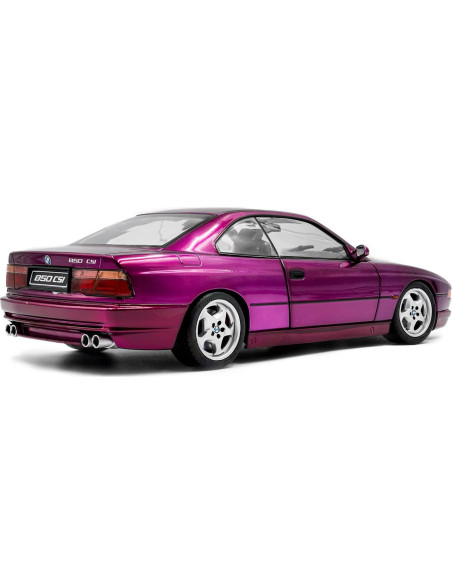Coche de Colección OPO 10 BMW 850 E31 CSI Violeta 1:18