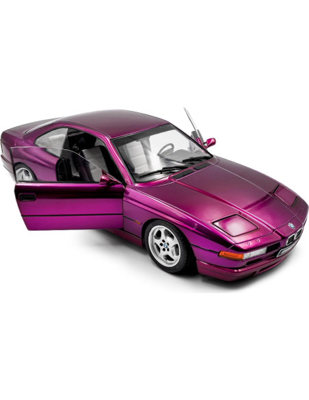 Coche de Colección OPO 10 BMW 850 E31 CSI Violeta 1:18