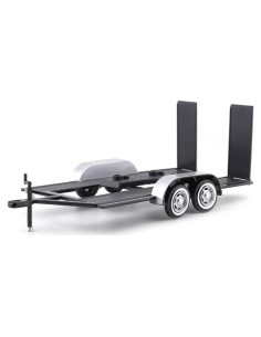 Remolque Transportador de Coches Motormax 76001 1:24 Metal Negro