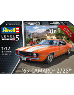 Kit de construcción Revell 07727 Camaro Z/28 1:12 155 piezas 2