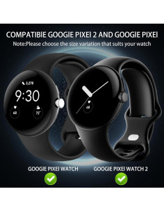 Funda Protectora Tnyldy para Google Pixel Watch 2/1 - Transparente 2