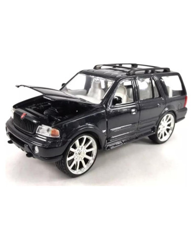 Coche Diecast 1/24 Motormax Navigator 1998 Negro Metálico