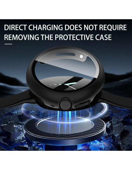 Funda Protectora Tnyldy para Google Pixel Watch 2/1 - Transparente