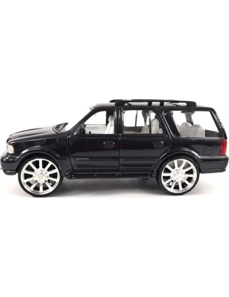 Coche Diecast 1/24 Motormax Navigator 1998 Negro Metálico