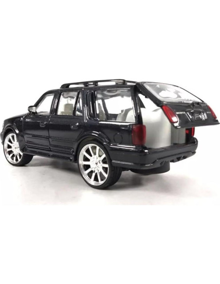 Coche Diecast 1/24 Motormax Navigator 1998 Negro Metálico