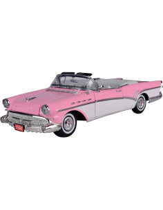 Coche Diecast 1/18 Motormax 1957 Roadmaster Convertible Rosa 2