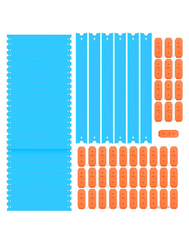 Conjunto de Pista Hot Wheels 86 Piezas 12 Metros Azul