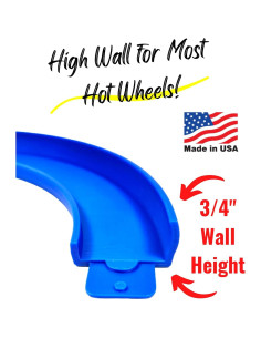 Pistas Curvas de 90 Grados para Hot Wheels - Juego de 4 2