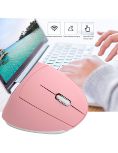 Ratón Vertical Ergonómico Hilitand 2.4G RGB 2400DPI para PC 2